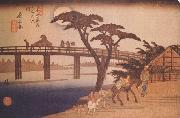 Moonlight,Nagakubo (nn03) Hiroshige, Ando